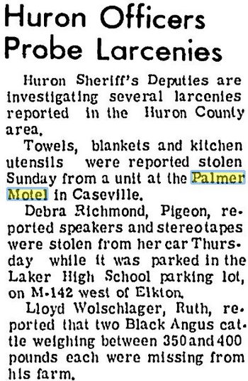 Palmer Motel - Nov 1970 Robbery (newer photo)